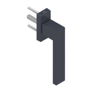 Poignée de fenêtre CREOL DS8014 aluminium laqué