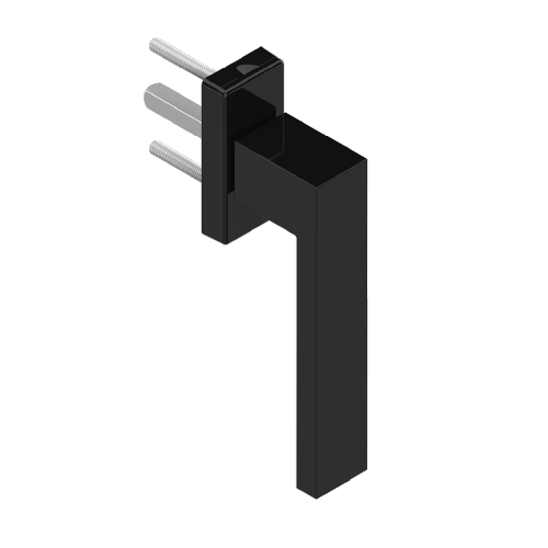 Poignée de fenêtre CREOL DS8014 aluminium laqué