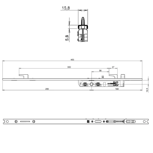 FERMETURE SERINOX 2 POINTS - DS8405 – Image 2