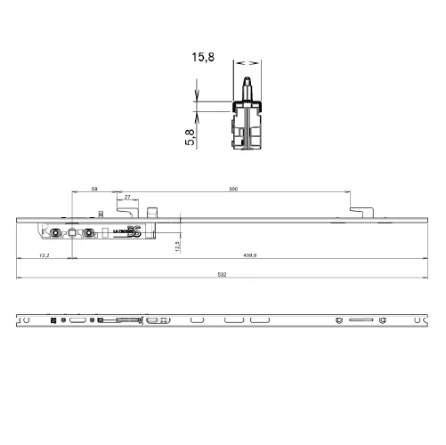 FERMETURE SERINOX 2 POINTS - DS8404 – Image 2