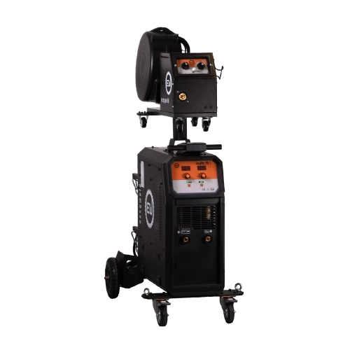 Poste MIG EasyMig 350 S – 350 A – 400 V – synergique – dévidoir séparé – chariot industriel