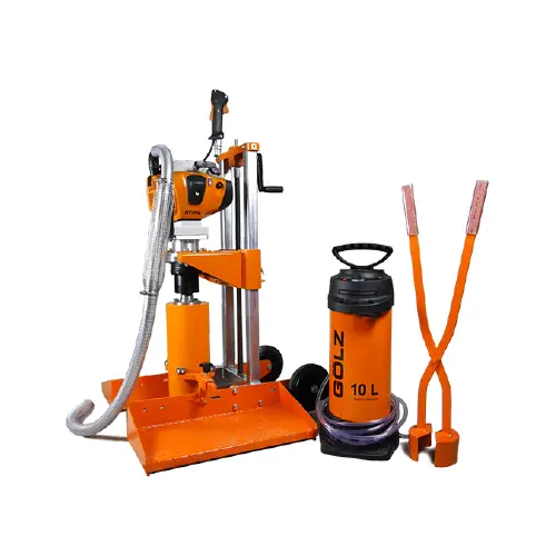 Carotteuse thermique GÖLZ KB200 – STIHL 3,8 CV – Ø 112 à 280 mm – Course 630 mm