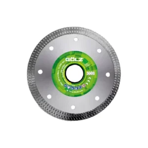 Disque diamant GÖLZ SG08 – coupe grès cérame sans éclat – Ø 115 à 350 mm – jante continue