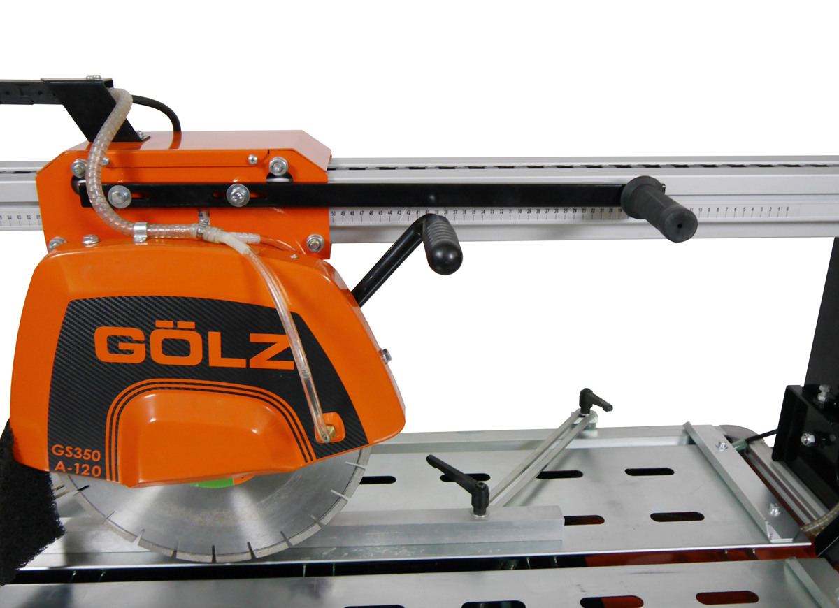 Scie sur table professionnelle – GÖLZ GS350A-120 pour carreleurs et paysagistes – Image 5