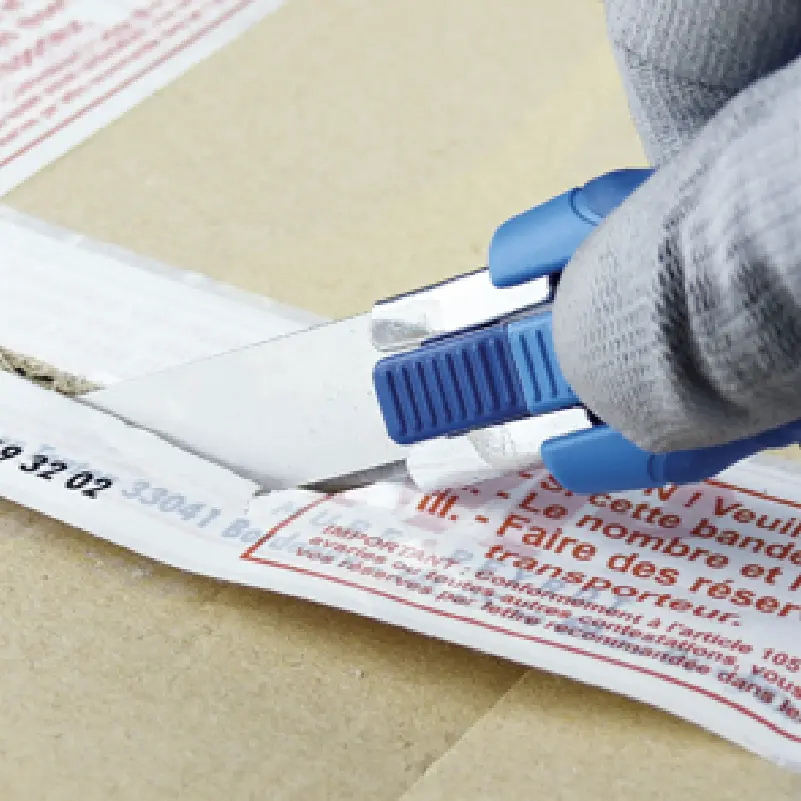 Couteaux de sécurité à curseur GEMEL 50 AL