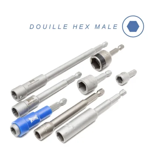 Douilles HEX MALE