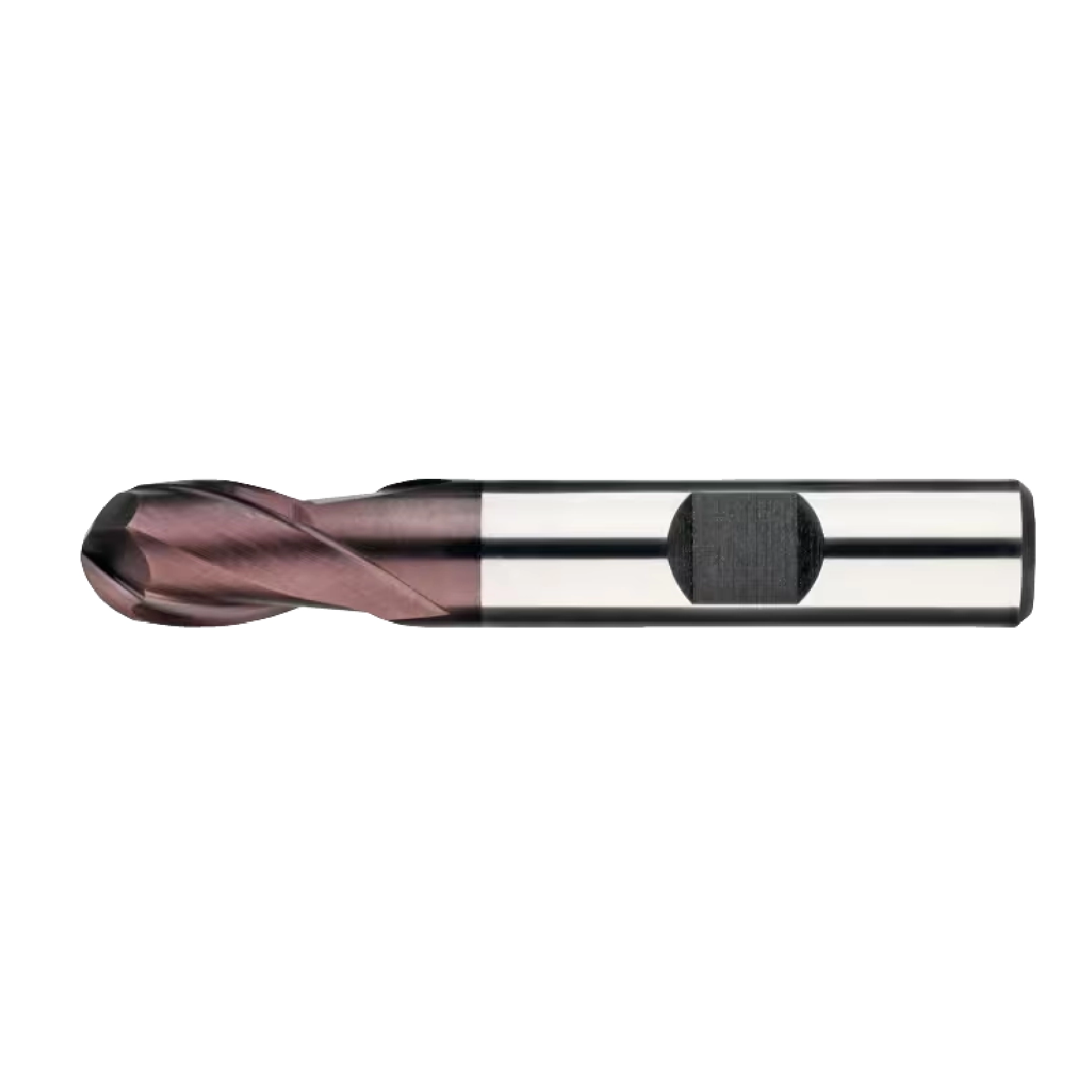 Fraise a rayon hemispherique Phantom 2 dents HSS-E PM DIN 327-B version courte, type N, TiAlN