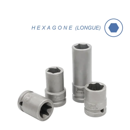 Douilles HEXAGONE (LONGUE)